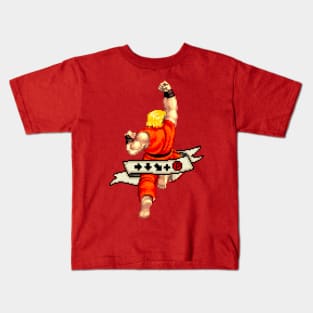 Forward, down, down-forward + punch - Ken Kids T-Shirt